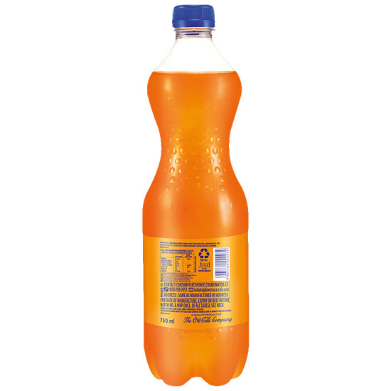 Fanta Soft Drink - Orange Flavoured, Refreshing 750 ml