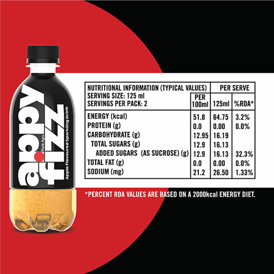 Appy Fizz Apple Juice Based Drink 250 ml