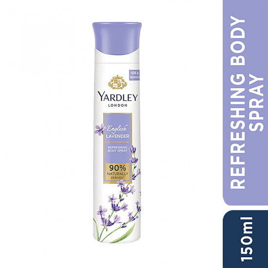 Yardley London English Lavender Refreshing Body Spray for Women 150 ml