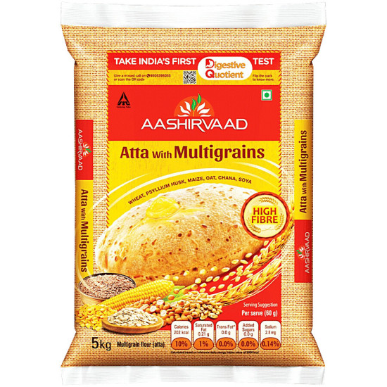 Aashirvaad Atta/Godihittu - Multigrains 1 kg