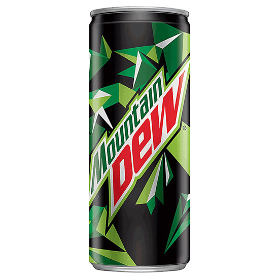 Mountain Dew Soft Drink 250 ml