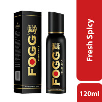 Fogg  Black Series Fresh Spicy - Perfume Body Spray For Men, Long Lasting & No Gas Deodorant 120 ml