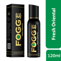 Fogg  Black Series Perfume Body Spray - Fresh Oriental, For Men, Long Lasting & No Gas Deodorant 120 ml