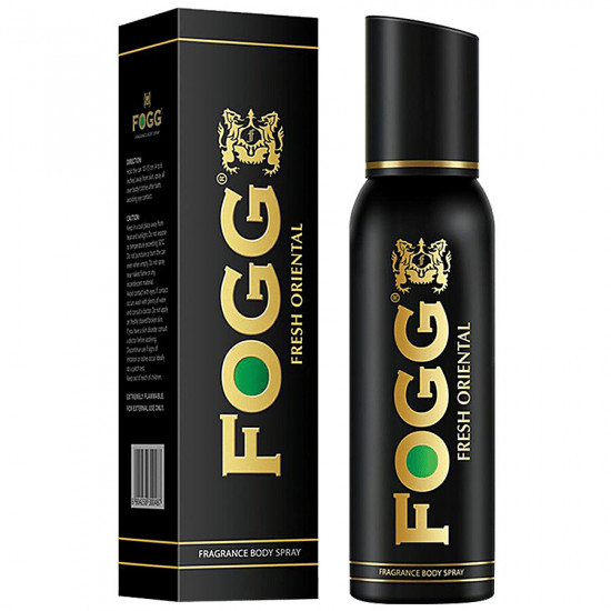 Fogg  Black Series Perfume Body Spray - Fresh Oriental, For Men, Long Lasting & No Gas Deodorant 120 ml