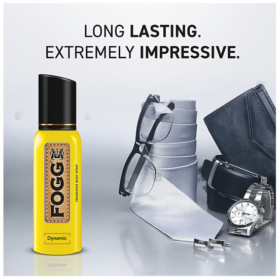 Fogg  Dynamic, No Gas Perfume Body Spray For Men, Long Lasting Deodorant 150 ml