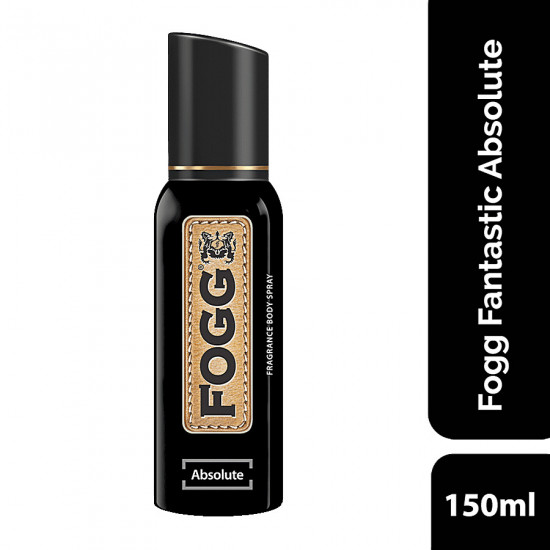 Fogg  Absolute, No Gas Perfume Body Spray For Men, Long Lasting Deodorant 150 ml