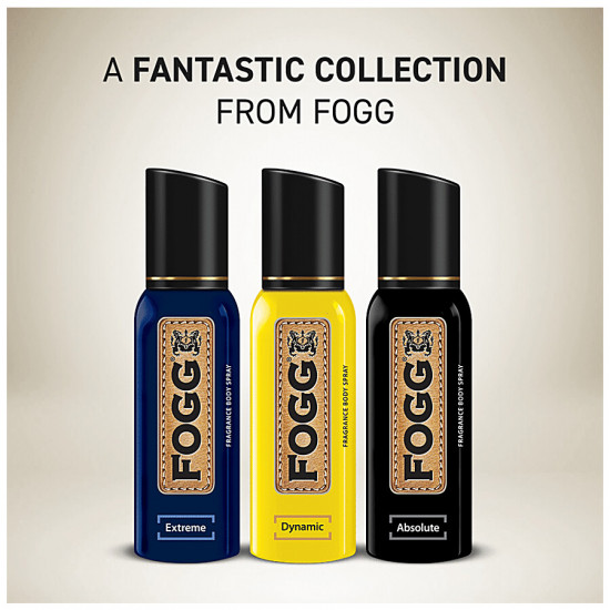 Fogg  Absolute, No Gas Perfume Body Spray For Men, Long Lasting Deodorant 150 ml