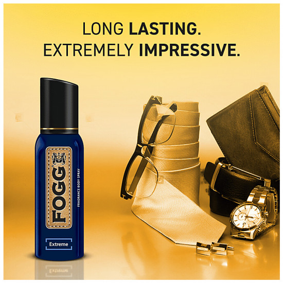 Fogg  Extreme, No Gas Perfume Body Spray For Men, Long Lasting Deodorant 150 ml