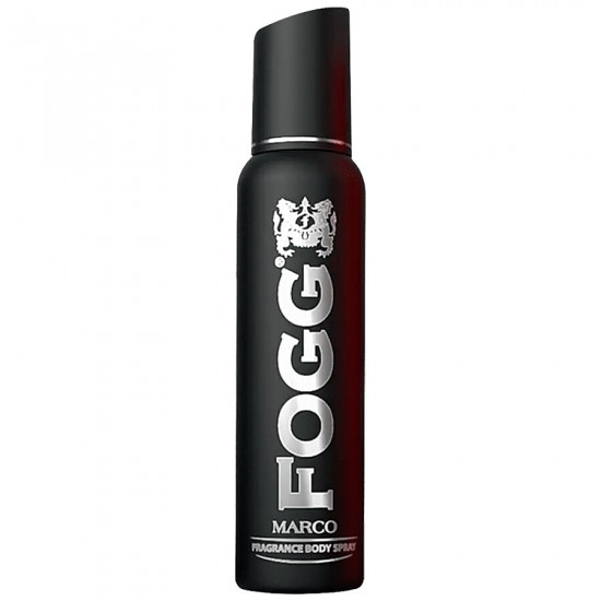 Fogg  Marco Perfume Body Spray For Men Black - Long Lasting, No Gas, Everyday Deodorant 150 ml