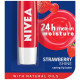 NIVEA Strawberry Shine Caring Lip Balm - With Natural Oils, 24 Hours Of Melt-In Moisture 4.8 g
