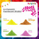 Rangeela Holi Ke Rang - 4 Fluorescent Shades Of Holi Colours 240 g