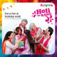 Rangeela Holi Ke Rang - 4 Fluorescent Shades Of Holi Colours 240 g