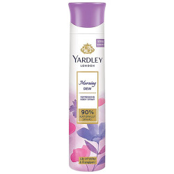 Yardley London Morning Dew Refreshing Body Spray - 90% Naturally Derived
