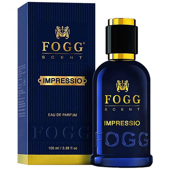 Fogg  Impressio Scent Eau De Parfum Men’s Perfume - Long-lasting Fresh & Soothing Fragrance 100 ml