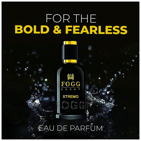 Fogg  Xtremo Scent Eau De Parfum - Men’s Perfume, Long-lasting Fresh & Soothing Fragrance 100 ml