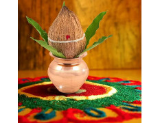 Shubhkart Copper Kalash, Taamba Kalash, Pooja Kalash 1 pc