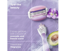 Gillette Venus Breeze Hair Removal Razor Blade/Refill - Gel Bar With Avocado Oils & Freecia Scent 1 pc