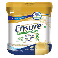 Abbott Ensure Diabetes Care Nutrition Drink - Helps Control Blood Sugar Levels, Vanilla Flavour 400 g