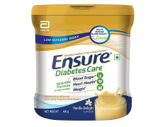 Abbott Ensure Diabetes Care Nutrition Drink - Helps Control Blood Sugar Levels, Vanilla Flavour 400 g