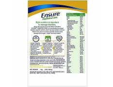 Abbott Ensure Diabetes Care Nutrition Drink - Helps Control Blood Sugar Levels, Vanilla Flavour 400 g