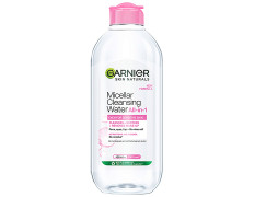 Garnier Micellar Water - Gentle Cleanser For Sensitive Skin, Get 100% Clean Skin 400 ml