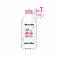 Garnier Micellar Water - Gentle Cleanser For Sensitive Skin, Get 100% Clean Skin 400 ml Garnier Micellar Water - Gentle Cleanser For Sensitive Skin, Get 100% Clean Skin 400 ml