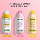 Garnier Micellar Water - Gentle Cleanser For Sensitive Skin, Get 100% Clean Skin 400 ml