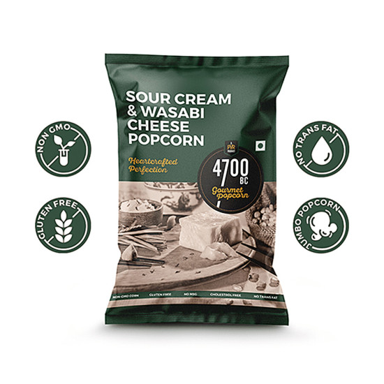 4700BC Gourmet Popcorn - Sour Cream & Wasabi Cheese 35 g