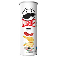 Pringles Pizza Flavoured Potato Chips - Crunchy & Crispy 102 g