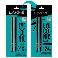 Lakme Kajal - Eyeconic, Twin Pack 0.7g