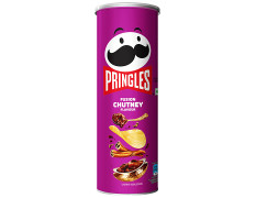 Pringles Potato Chips - Fusion Chutney Flavoured, Crunchy, Crispy 102 g
