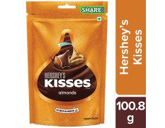Hershey's Kisses Almonds Chocolate 100.8 g