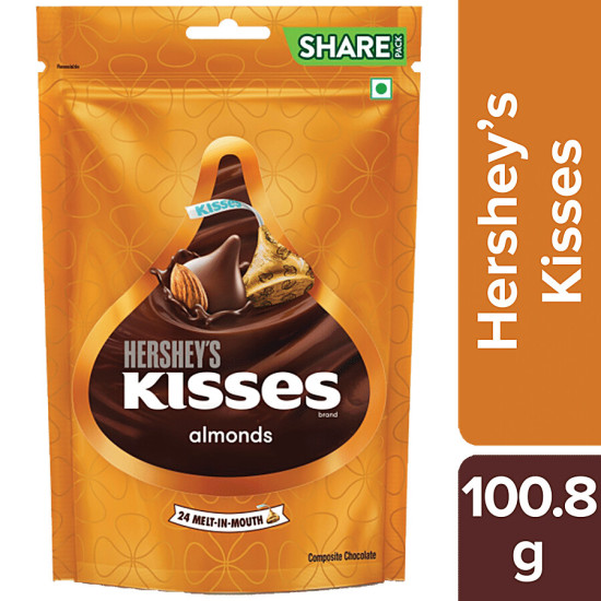 Hershey's Kisses Almonds Chocolate 100.8 g