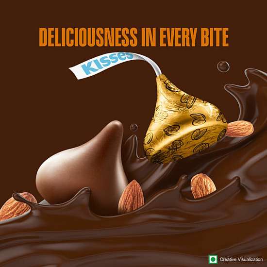 Hershey's Kisses Almonds Chocolate 100.8 g