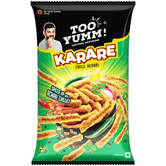 Too Yumm! Chilli Achari Flavour Karare Namkeen 70 g