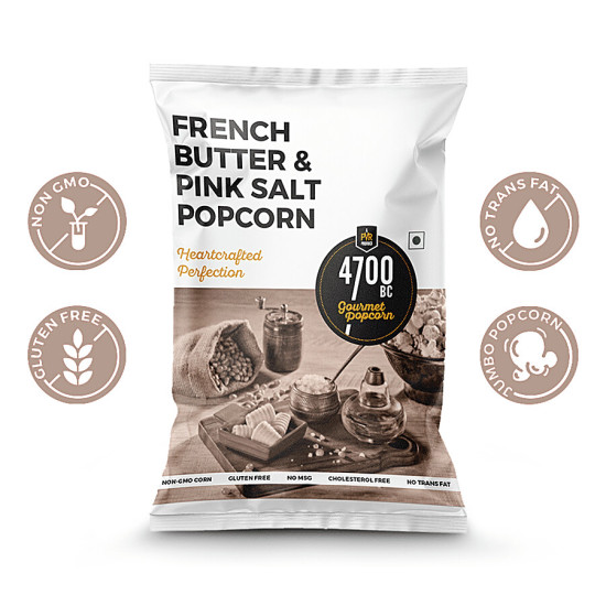 4700BC Gourmet Popcorn - French Butter & Pink Salt 45 g