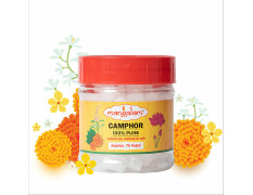 Mangalam Pure Camphor - Leaves No Residue & Ash, Purifies Ambience, For Pooja, Aromatherapy 50 g