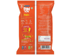 Fun Flips Puffs - Masala, Baked & Crunchy, Healthy Snacks, 70 G