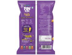 Fun Flips Curly Puffs - Mocktail, Baked & Crunchy, Healthy Snacks, 62.5 g