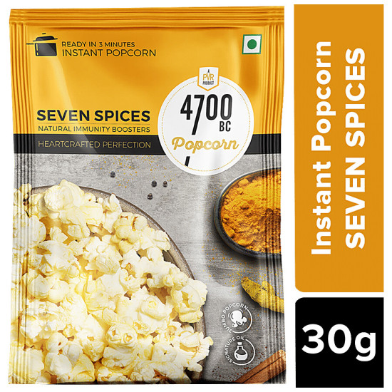 4700BC Instant Popcorn - Seven Spices Immunity Booster 30 g