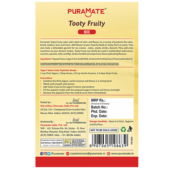 Puramate Tooty Fruity Mix 100 g