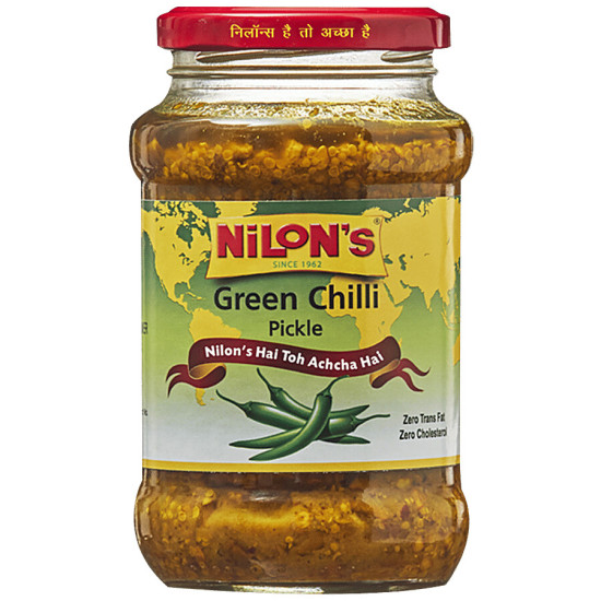 NILONS Green Chilli Pickle 375 g