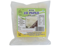 Royal 2D Papad Potato Crinkle Shape - Navratri Special 200 g