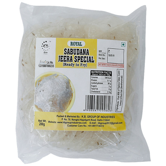 Royal Sabudana Jeera - Navratri Special 200 g