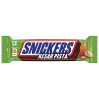 Snickers Kesar Pista Chocolate Bar 42 g - Premium Chocolate with Nuts Snickers Kesar Pista Chocolate Bar 42 g - Premium Chocolate with Nuts