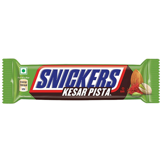 Snickers Kesar Pista Chocolate Bar 42 g