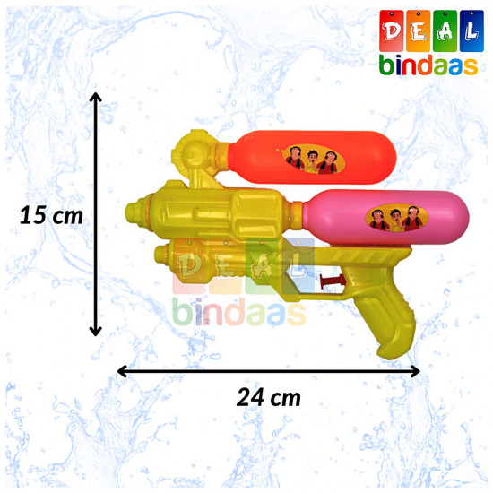 DealBindaas Holi Color/Gulal Pichkari Water Gun Toy Assorted Colour(Gt21) 1 pc
