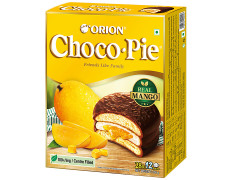 Orion Choco Pie With Real Mango - 100% Veg, Centre Filled 336 gm