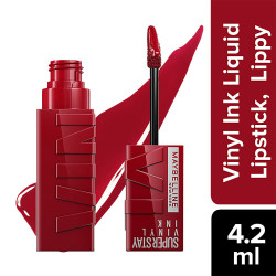 Maybelline New York Superstay Vinyl Ink Liquid Lipstick - High Shine, Long-Lasting, Smudge Proof 4.2 ml