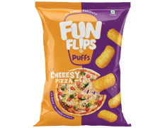 Fun Flips Puffs - Cheeesy Pizza, Baked, 70 g